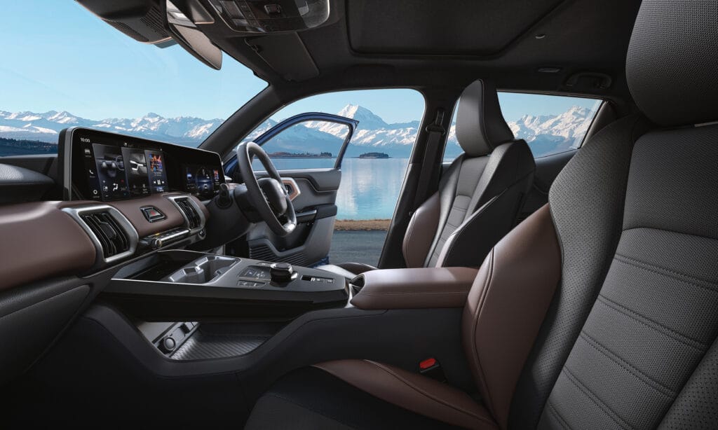 Maruti Suzuki e VITARA interior featuring 10.25-inch dual-screen infotainment and digital cluster