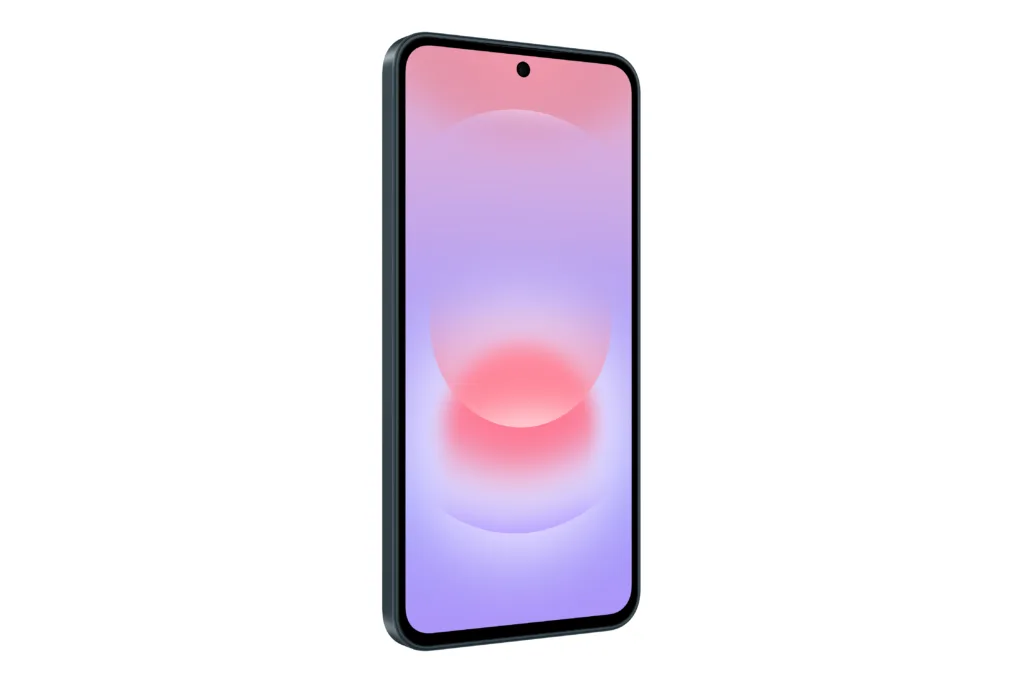 Samsung Galaxy A37 5G featuring a 6.7-inch Super AMOLED display with 120Hz refresh rate.