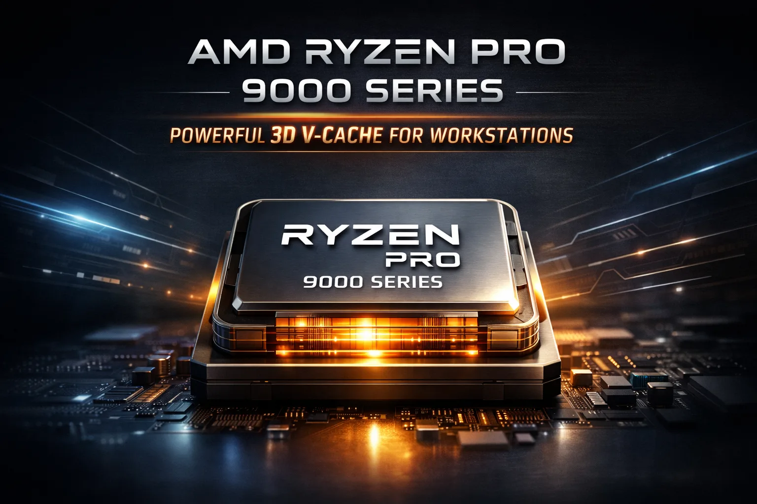 AMD Ryzen PRO 9000 Series brings 3D V-Cache technology to enterprise workstations