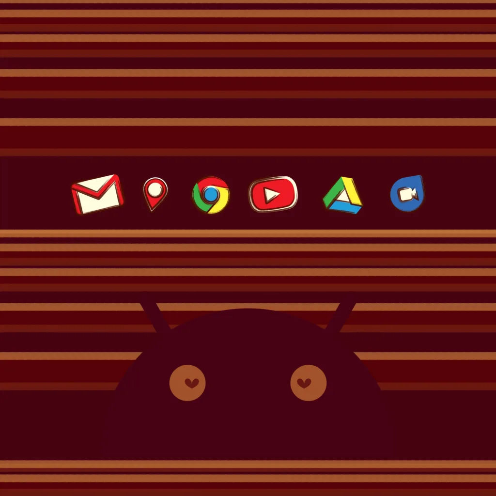 app icons - Redesigned Google Drive Meet Calendar icons with clearer shapes