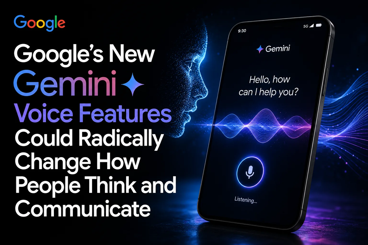 Google Gemini AI voice features including Rambler and Docs Live showcased at Google I/O 2026