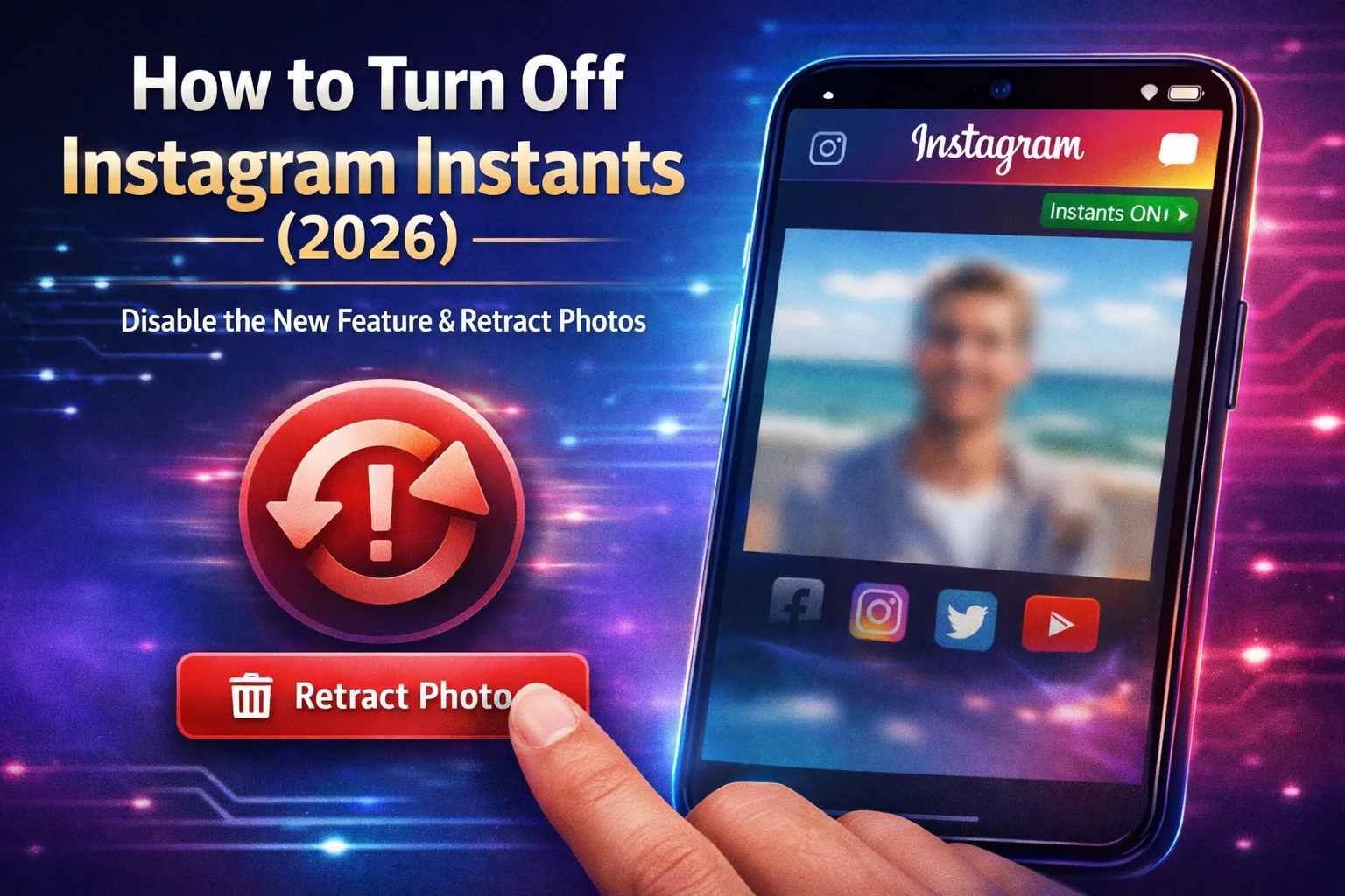 How to turn off Instagram Instants feature and stop disappearing photos in inbox