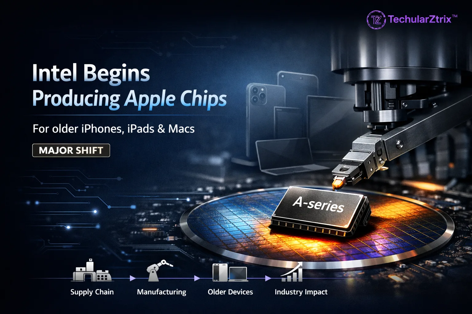 Intel reportedly begins producing Apple chips using 18A process for older iPhone and iPad models