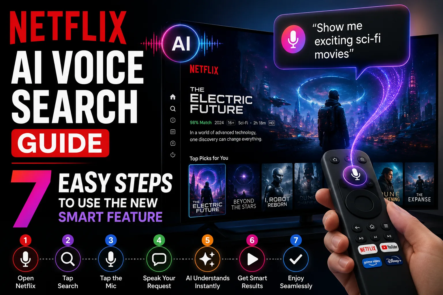 Netflix AI voice search feature lets users find shows using natural language prompts