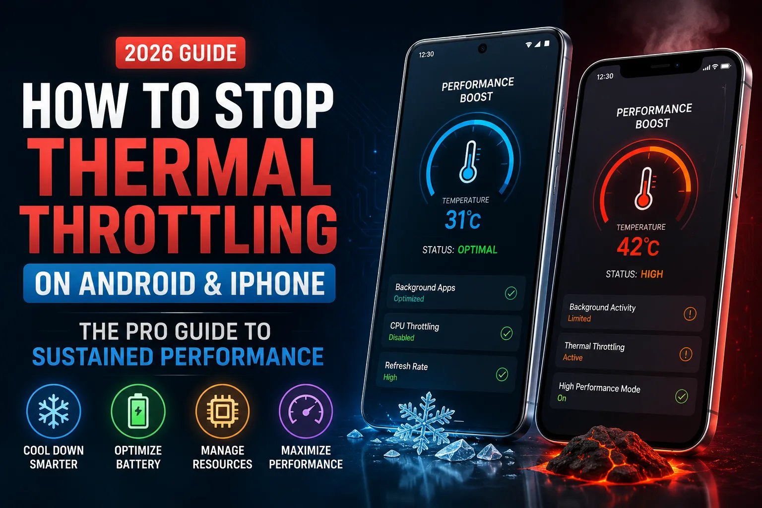 How to stop thermal throttling on Android and iPhone in 2026