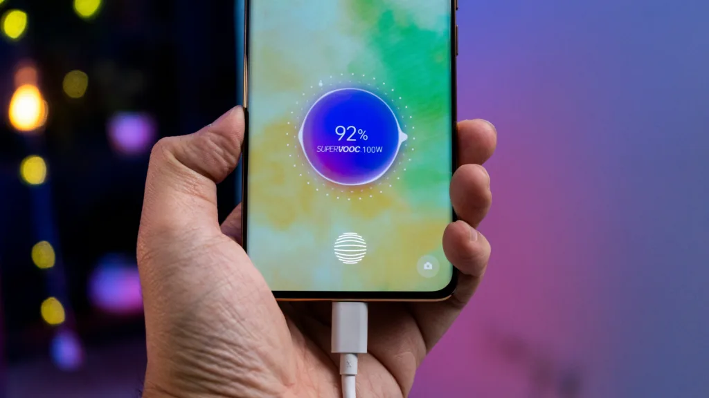 Android battery usage screen showing apps consuming battery