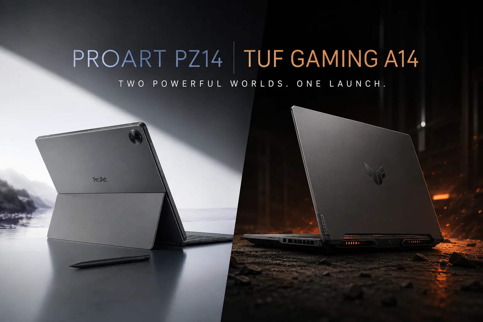 Asus ProArt PZ14 Launches in India With Snapdragon X2 Elite; Refreshed TUF Gaming A14 Gets RTX 5060