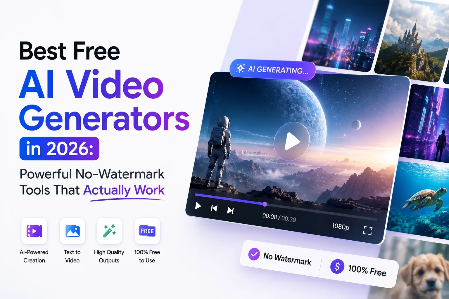 Best free AI video generators in 2026 including Veo 3 Seedance Kling AI and Luma