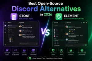 Stoat and Element shown as leading open-source Discord alternatives in 2026