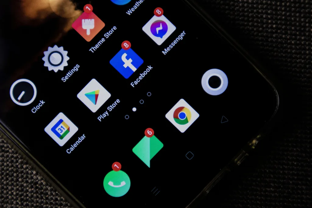 Google Backup settings showing Android call history recovery options