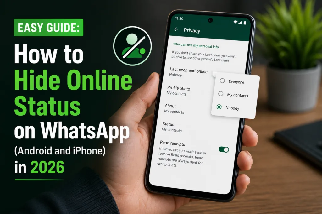 How to hide online status on WhatsApp on Android and iPhone in 2026