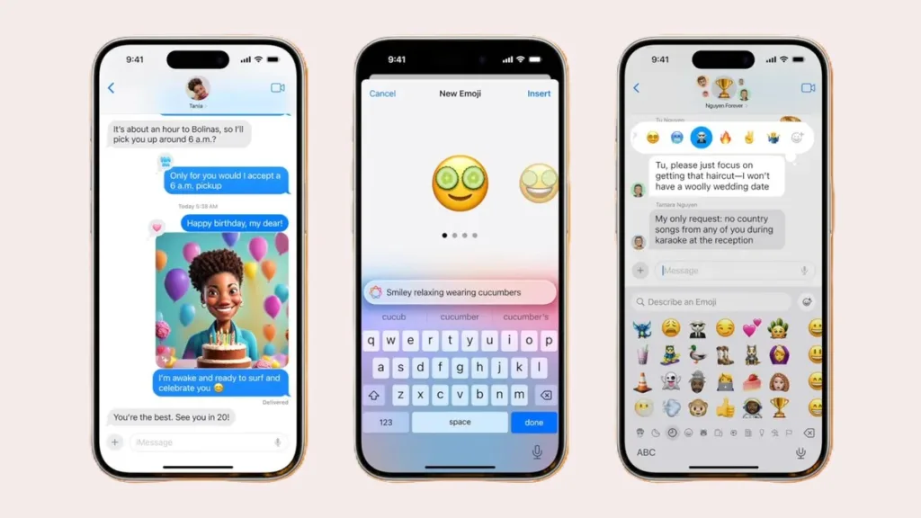Apple Genmoji improvements in iOS 27 with new customization controls