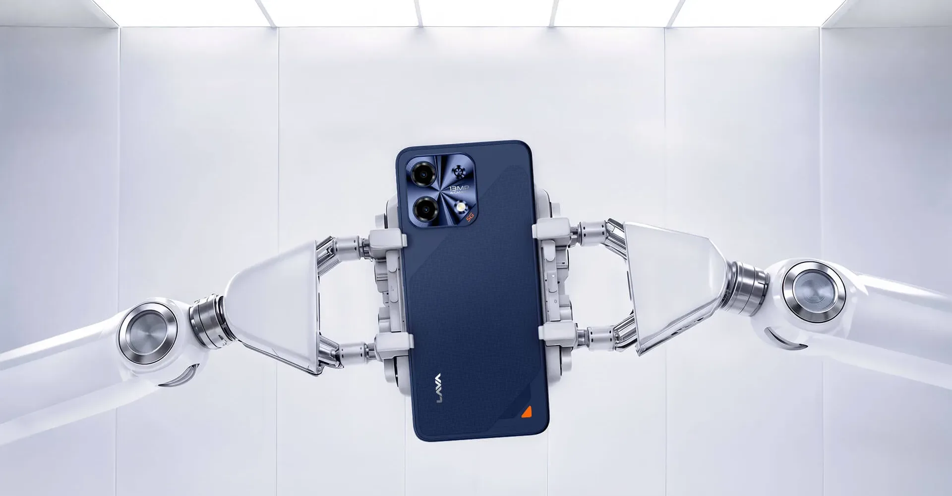 Lava Bold N2 5G front display featuring a 120Hz refresh rate screen