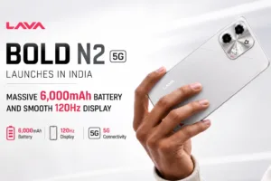 Lava Bold N2 5G smartphone launched in India with 6000mAh battery and 120Hz display