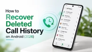How to recover deleted call history on Android using backup and cloud recovery methods