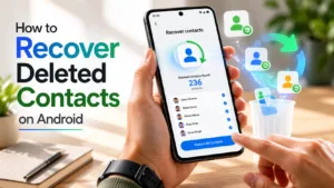 How to recover deleted contacts on Android using Google Contacts and backup methods in 2026