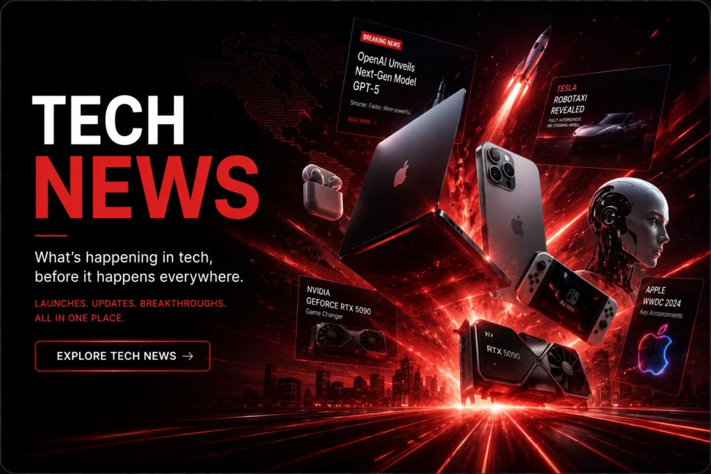 Breaking technology news, product launches, software updates and industry developments