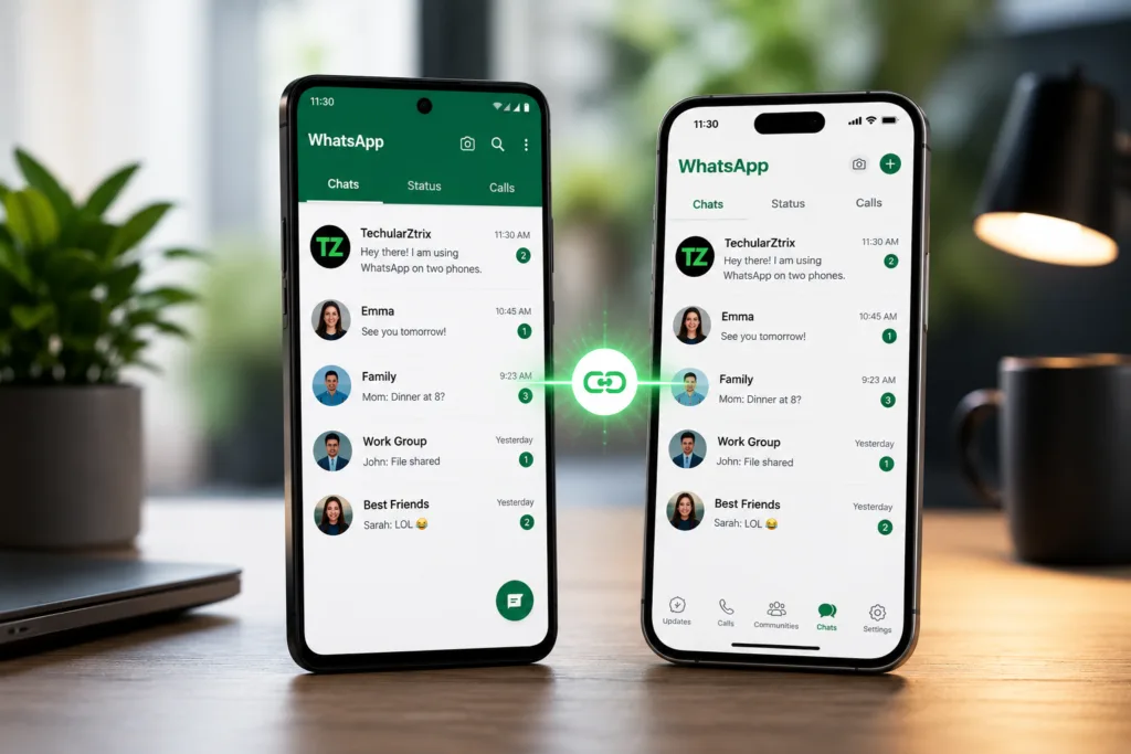 WhatsApp Companion Mode setup on a secondary phone