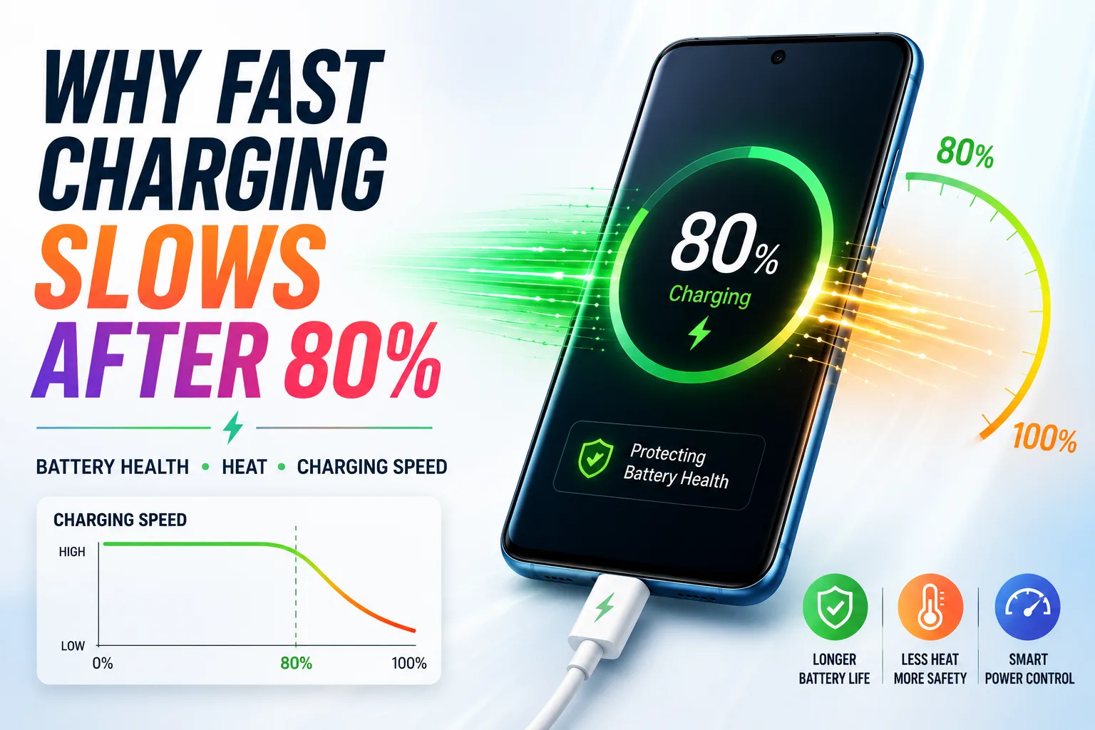 Why Fast Charging Slows Down Above 80%: The Hidden Battery Math Explained (2026 Guide)