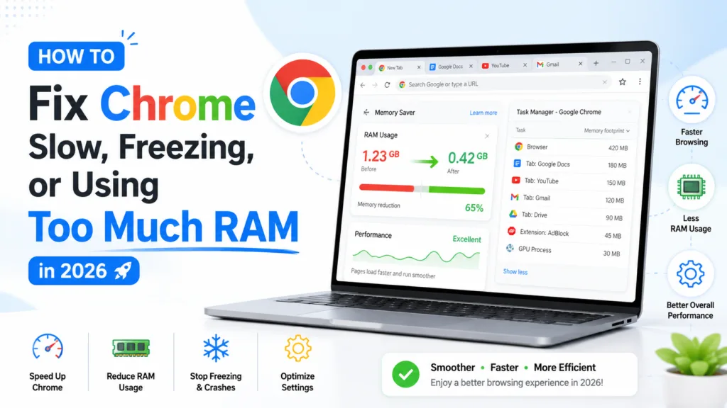 Google Chrome slow browser running smoothly after performance optimization