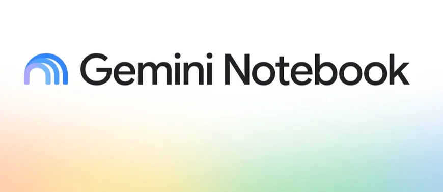New Gemini Notebook logo replacing NotebookLM branding