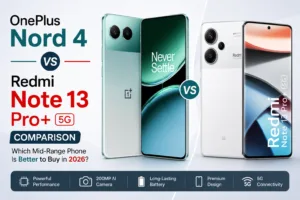 OnePlus Nord 4 and Redmi Note 13 Pro Plus 5G comparison