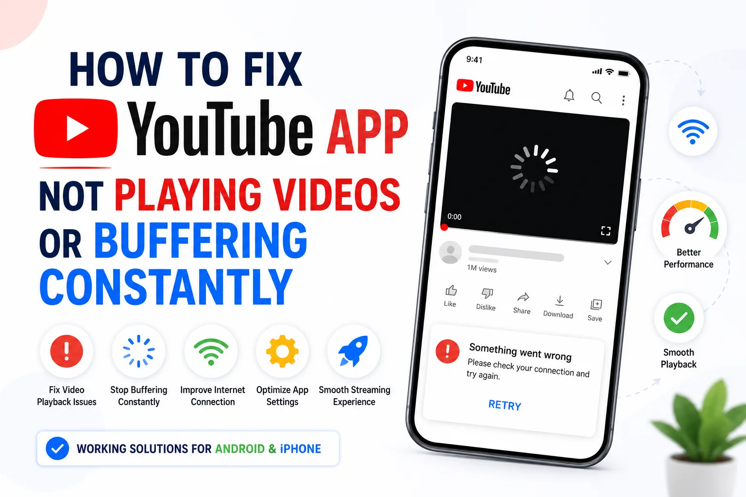 How to Fix YouTube App Not Playing Videos or Buffering Constantly