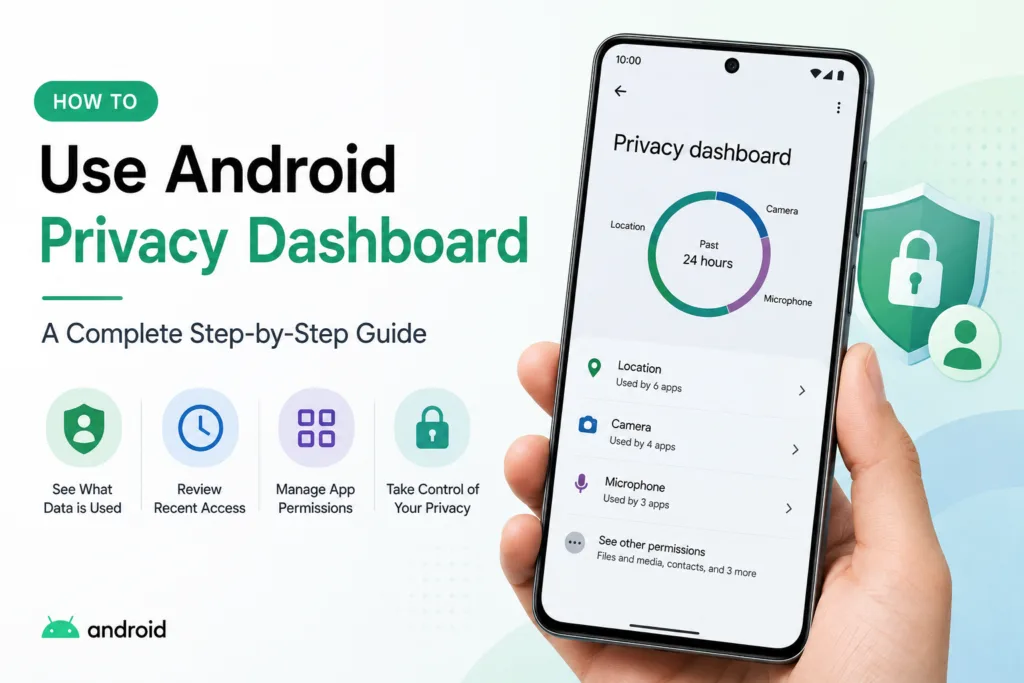 how to use android privacy dashboard