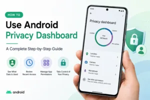 how to use android privacy dashboard