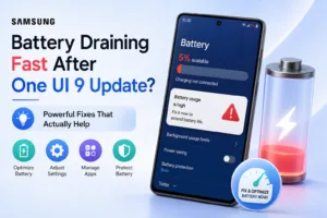 Samsung battery draining after One UI 9 update