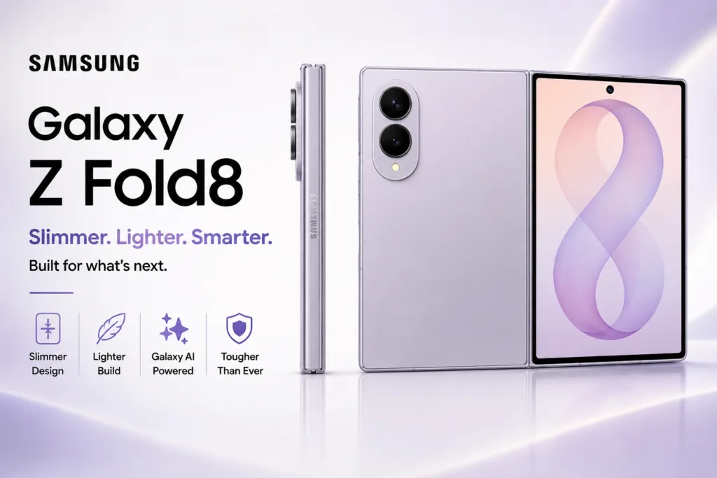 Samsung Galaxy Z Fold8 officially announced with slimmer foldable design