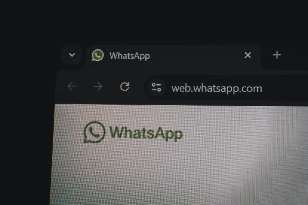 WhatsApp Linked Devices showing Chrome session for WhatsApp Web