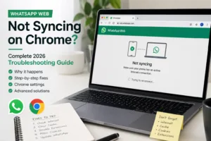 WhatsApp Web not syncing on Chrome