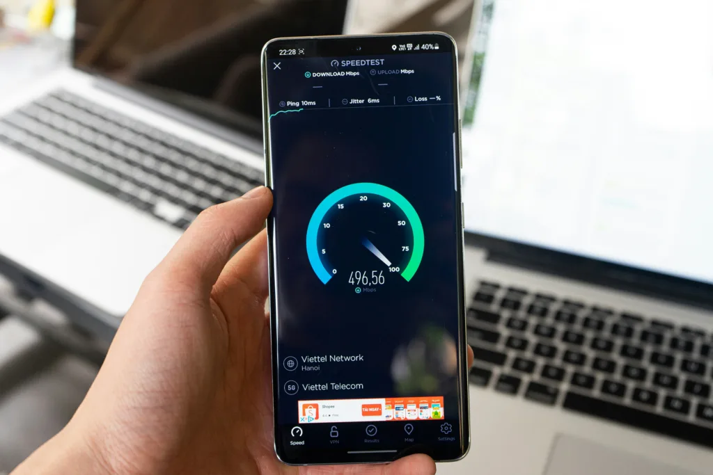 android internet feels slow even with full signal Wi-Fi and mobile data test